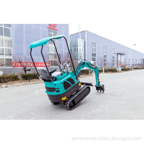 China Import Weight 1.2 Ton Mini Bagger Hydraulic Excavators Mini Garden Mini-excavator